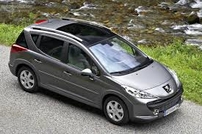 Příčníky Peugeot 207 Kombi 07- s podélníky AERO