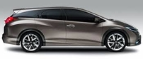 Příčníky Honda Civic Tourer Kombi 14- s integrovanými podélníky AERO