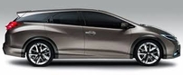 Příčníky Honda Civic Tourer Kombi 14- s integrovanými podélníky