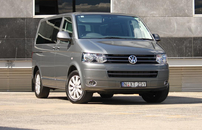 Příčníky VW  T5 s pevnými body Alu tyče 2003 -2015