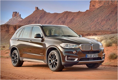 Příčníky BMW X5 2014- s integrovanými podélníky