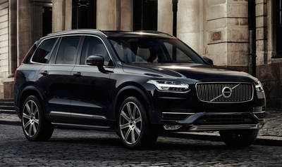 Příčníky Volvo XC90 15- s integrovanými podélníky Alu provedení