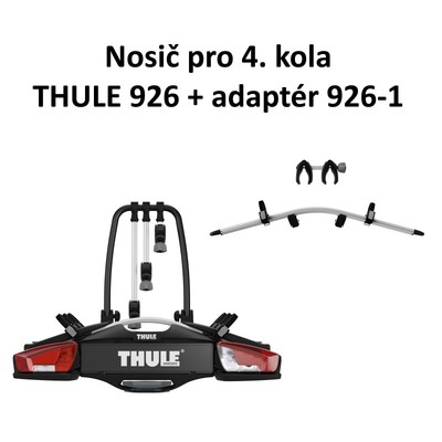 Thule VeloCompact 926 + adaptér 926-1 pro 4 kola 